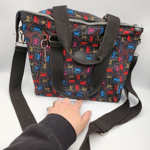 Kipling multicolor Monkey Handbag Shoulder Two Strap Monkey Mania - Picture 3 of 15